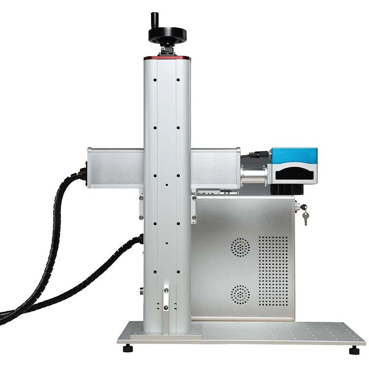 Factory Production Label Nameplate Pattern Marking 20 Watt Fiber Laser Marking Machine