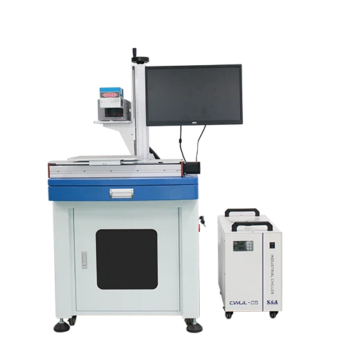 Leaves Engraving 355 nm Cold Light Source UV Laser Marking Machine For Precision Marking